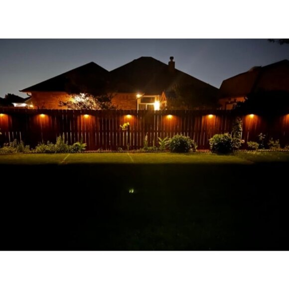 Solar Fence Lights 12 Pack, Fence Solar Lights IP65 Waterproof Outdoor - Picture 2 of 2